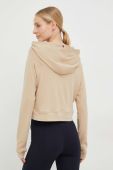 Кофта Tommy Hilfiger жіноча колір бежевий з капюшоном однотонна (2774358)