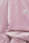 Кофта Fila жіноча колір рожевий однотонна (2607618)