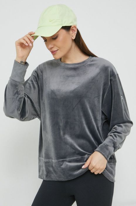 Кофта Fila жіноча колір сірий однотонна (2607623)