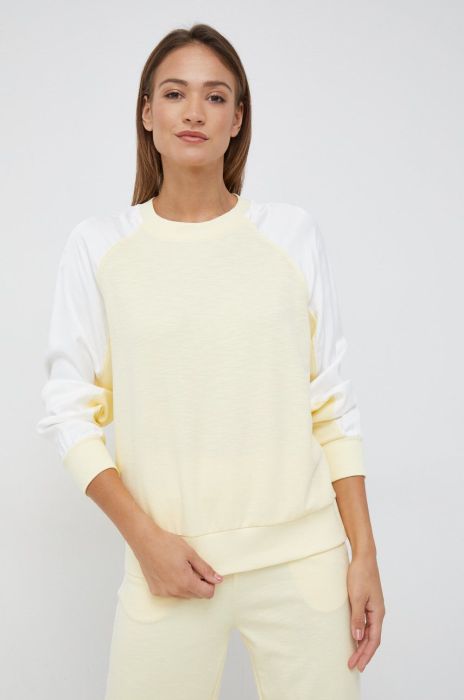 Кофта United Colors of Benetton жіноча колір жовтий однотонна