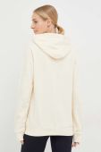 Кофта Rip Curl жіноча колір бежевий з капюшоном з принтом