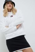 Кофта Tommy Jeans жіноча колір білий з капюшоном однотонна (2820461)