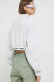 кофта Tommy Jeans жіноча колір сірий меланж