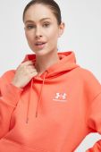 Кофта Under Armour жіноча колір червоний з капюшоном однотонна 1373033-690 (3517015)