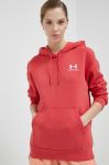 Кофта Under Armour жіноча колір червоний з капюшоном однотонна 1373033-690 (3080140)