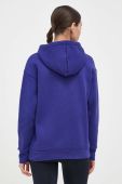 Кофта Under Armour жіноча колір фіолетовий з капюшоном однотонна 1373033-690