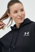 Кофта Under Armour жіноча колір чорний однотонна 1373033-690