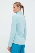 Спортивна кофта Jack Wolfskin Taunus колір бірюзовий однотонна (3479561)