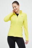 Спортивна кофта Viking Tesero жіноча колір жовтий однотонна