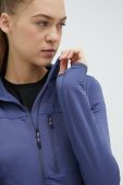 Спортивна кофта Marmot Preon жіноча колір синій з капюшоном однотонна