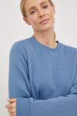 Кофта Peak Performance жіноча  однотонна колір блакитний