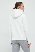 Кофта Peak Performance жіноча колір білий з капюшоном однотонна