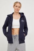 Кофта Peak Performance жіноча колір синій з капюшоном однотонна (2764999)