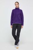 Спортивна кофта Peak Performance жіноча колір фіолетовий однотонна