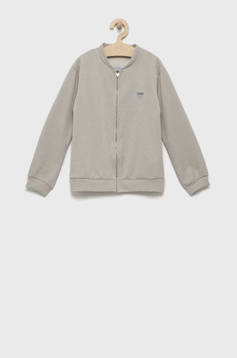Дитяча кофта Guess колір сірий з аплікацією (2567185)