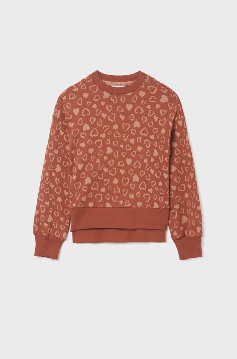 Дитяча кофта Mayoral колір рожевий візерунок (2525623)