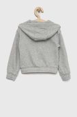 Дитяча кофта Tommy Hilfiger колір сірий з капюшоном меланж (2825806)