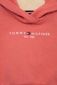 Дитяча кофта Tommy Hilfiger колір рожевий з капюшоном з аплікацією (2788690)
