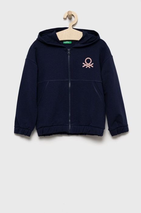Дитяча кофта United Colors of Benetton колір синій однотонна (2630008)