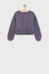 Дитяча кофта United Colors of Benetton колір фіолетовий однотонна (2710953)