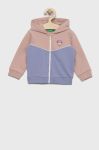 Дитяча кофта United Colors of Benetton колір рожевий однотонна (2675700)