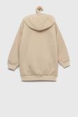 Дитяча сукня United Colors of Benetton колір бежевий mini oversize