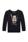 Дитяча кофта Polo Ralph Lauren колір чорний з принтом (2825734)