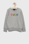Дитяча кофта Polo Ralph Lauren колір сірий з принтом (2746441)