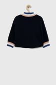 Дитяча кофта Sisley колір синій з аплікацією