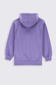 Дитяча бавовняна кофта Coccodrillo колір фіолетовий з принтом (2551620)
