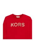 Дитяча бавовняна кофта Michael Kors колір червоний з принтом (2611769)