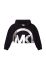Дитяча бавовняна кофта Michael Kors колір чорний з принтом (2611782)