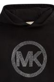 Дитяча бавовняна кофта Michael Kors колір чорний з аплікацією (2616437)