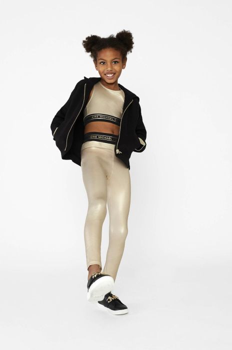 Дитяча кофта Michael Kors колір чорний з принтом (2611837)