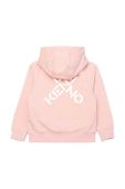 Дитяча бавовняна кофта Kenzo Kids колір рожевий з принтом (2699905)