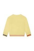 Дитяча бавовняна кофта Marc Jacobs колір жовтий з аплікацією (2616455)