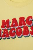 Дитяча бавовняна кофта Marc Jacobs колір жовтий з аплікацією (2616455)