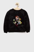 Дитяча бавовняна кофта Desigual колір чорний з аплікацією (2610947)