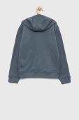 Дитяча кофта Protest з капюшоном з принтом колір блакитний