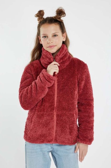 Дитяча кофта Protest колір червоний однотонна (2861099)