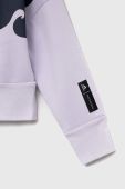 Дитяча кофта adidas Performance колір фіолетовий з принтом