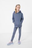 Дитяча кофта 4F з капюшоном з принтом колір блакитний (2829312)