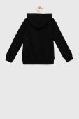 Дитяча кофта Kids Only колір чорний з капюшоном з принтом