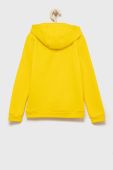 Дитяча кофта adidas Performance HI2142 колір жовтий однотонна