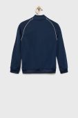 Дитяча кофта adidas Originals колір синій з аплікацією