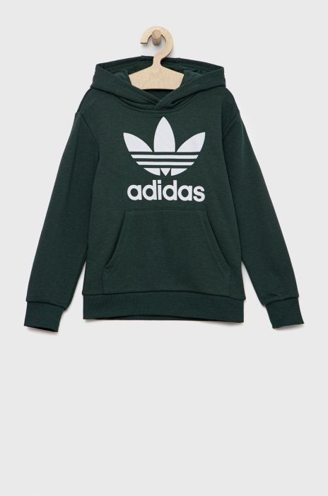 Дитяча кофта adidas Originals колір зелений з принтом (2664895)