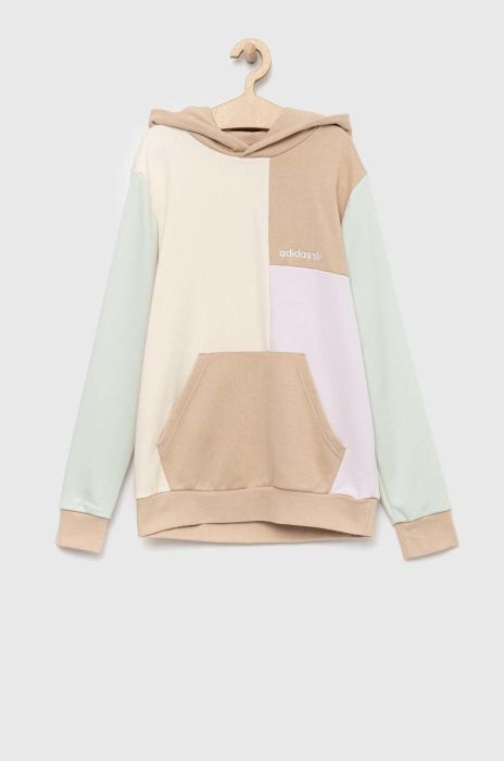 Дитяча кофта adidas Originals з капюшоном візерунок колір барвистий (2919272)
