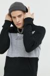 Кофта Jack & Jones чоловіча колір чорний з капюшоном з принтом