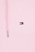 Кофта Tommy Hilfiger чоловіча колір рожевий з капюшоном однотонна