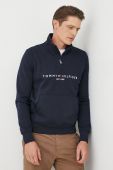 Кофта Tommy Hilfiger чоловіча колір синій з аплікацією (2462516)